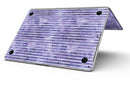 Purple Watercolor Stripes - MacBook Pro with Retina Display Full-Coverage Skin Kit