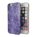 Purple Watercolor Stripes iPhone 6/6s or 6/6s Plus 2-Piece Hybrid INK-Fuzed Case