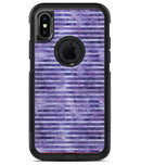 Purple Watercolor Stripes - iPhone X OtterBox Case & Skin Kits