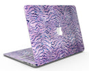 Purple Watercolor Tiger Pattern - MacBook Air Skin Kit