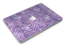 Purple Watercolor Tiger Pattern - MacBook Air Skin Kit