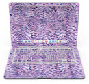 Purple Watercolor Tiger Pattern - MacBook Air Skin Kit