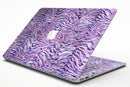 Purple Watercolor Tiger Pattern - MacBook Air Skin Kit