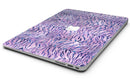 Purple Watercolor Tiger Pattern - MacBook Air Skin Kit