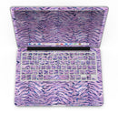 Purple Watercolor Tiger Pattern - MacBook Pro with Retina Display Full-Coverage Skin Kit