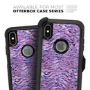 Purple Watercolor Tiger Pattern - Skin Kit for the iPhone OtterBox Cases
