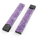 Purple Watercolor Tiger Pattern - Premium Decal Protective Skin-Wrap Sticker compatible with the Juul Labs vaping device