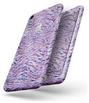 Purple Watercolor Tiger Pattern - Skin-kit for the iPhone 8 or 8 Plus