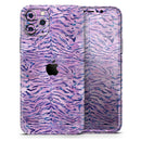 Purple Watercolor Tiger Pattern - Vinyl Skin Wrap for iPhone 17 Pro Max, 17 Pro, 17 Air, 17, 16 & All Models — Soft Matte or Ultra Gloss