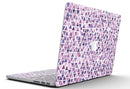 Purple Watercolor Triangle Pattern - MacBook Pro with Retina Display Full-Coverage Skin Kit