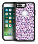 Purple Watercolor Triangle Pattern - iPhone 7 Plus/8 Plus OtterBox Case & Skin Kits