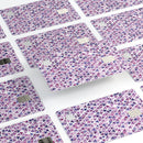 Purple Watercolor Triangle Pattern - Premium Protective Decal Skin-Kit for the Apple Credit Card