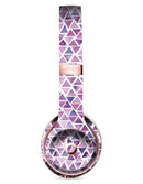 Purple Watercolor Triangle Pattern Full-Body Skin Kit for the Beats by Dre Solo 3 Wireless Headphones