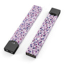 Purple Watercolor Triangle Pattern - Premium Decal Protective Skin-Wrap Sticker compatible with the Juul Labs vaping device