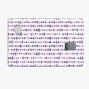 Purple Watercolor Triangle Pattern V2 - Premium Protective Decal Skin-Kit for the Apple Credit Card