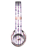 Purple Watercolor Triangle Pattern V2 Full-Body Skin Kit for the Beats by Dre Solo 3 Wireless Headphones