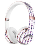 Purple Watercolor Triangle Pattern V2 Full-Body Skin Kit for the Beats by Dre Solo 3 Wireless Headphones