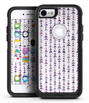 Purple Watercolor Triangle Pattern V2 - iPhone 7 or 8 OtterBox Case & Skin Kits