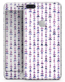 Purple Watercolor Triangle Pattern V2 - Skin-kit for the iPhone 8 or 8 Plus