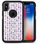 Purple Watercolor Triangle Pattern V2 - iPhone X OtterBox Case & Skin Kits