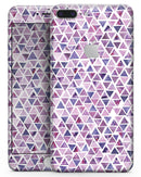 Purple Watercolor Triangle Pattern - Skin-kit for the iPhone 8 or 8 Plus