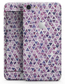 Purple Watercolor Triangle Pattern - Skin-kit for the iPhone 8 or 8 Plus