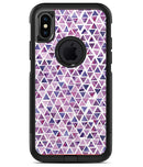Purple Watercolor Triangle Pattern - iPhone X OtterBox Case & Skin Kits