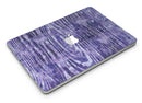 Purple Watercolor Woodgrain - MacBook Air Skin Kit