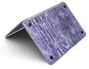Purple Watercolor Woodgrain - MacBook Air Skin Kit