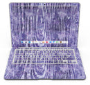 Purple Watercolor Woodgrain - MacBook Air Skin Kit