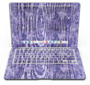 Purple Watercolor Woodgrain - MacBook Air Skin Kit