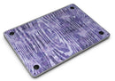 Purple Watercolor Woodgrain - MacBook Air Skin Kit