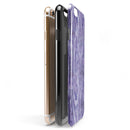 Purple Watercolor Woodgrain iPhone 6/6s or 6/6s Plus 2-Piece Hybrid INK-Fuzed Case