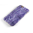 Purple Watercolor Woodgrain iPhone 6/6s or 6/6s Plus 2-Piece Hybrid INK-Fuzed Case