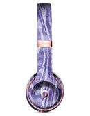 Purple Watercolor Woodgrain Full-Body Skin Kit for the Beats by Dre Solo 3 Wireless Headphones