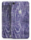 Purple Watercolor Woodgrain - Skin-kit for the iPhone 8 or 8 Plus