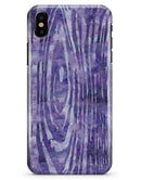 Purple Watercolor Woodgrain - iPhone X Clipit Case
