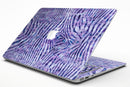 Purple Watercolor Zebra Pattern - MacBook Air Skin Kit
