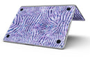Purple Watercolor Zebra Pattern - MacBook Pro with Retina Display Full-Coverage Skin Kit