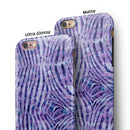 Purple Watercolor Zebra Pattern iPhone 6/6s or 6/6s Plus 2-Piece Hybrid INK-Fuzed Case