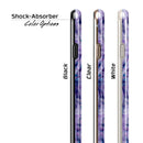Purple Watercolor Zebra Pattern iPhone 6/6s or 6/6s Plus 2-Piece Hybrid INK-Fuzed Case