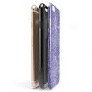 Purple Watercolor Zebra Pattern iPhone 6/6s or 6/6s Plus 2-Piece Hybrid INK-Fuzed Case