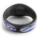 Purple Watercolor Zebra Pattern - Decal Skin Wrap Kit for the Disney Magic Band