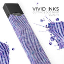 Purple Watercolor Zebra Pattern - Premium Decal Protective Skin-Wrap Sticker compatible with the Juul Labs vaping device