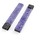 Purple Watercolor Zebra Pattern - Premium Decal Protective Skin-Wrap Sticker compatible with the Juul Labs vaping device