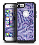 Purple Watercolor Zebra Pattern - iPhone 7 or 8 OtterBox Case & Skin Kits