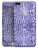 Purple Watercolor Zebra Pattern - Skin-kit for the iPhone 8 or 8 Plus