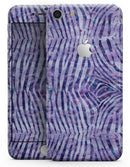 Purple Watercolor Zebra Pattern - Skin-kit for the iPhone 8 or 8 Plus