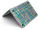 Purple Yellow Green and Blue Stitched Pattern - MacBook Air Skin Kit