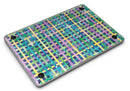 Purple Yellow Green and Blue Stitched Pattern - MacBook Air Skin Kit